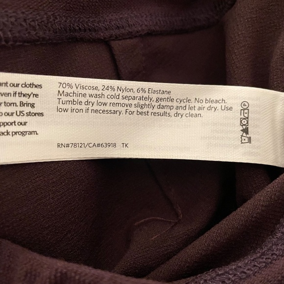 NWT Eileen Fisher Slim Ankle elastic waist Pant washable crepe in Casis PS - Picture 7 of 8